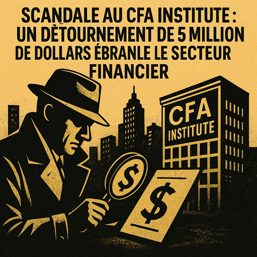 Scandale au CFA Institute : Un Détournement de 5 Millions de Dollars Ébranle le Secteur Financier