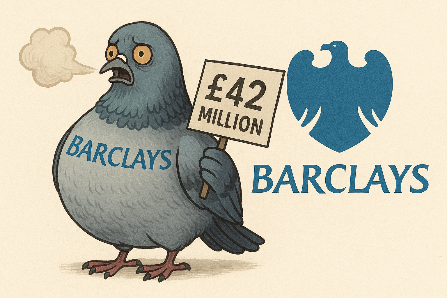 Barclays sanctionnée : scandale financier de blanchiment d’argent et amende record de 42 millions £.